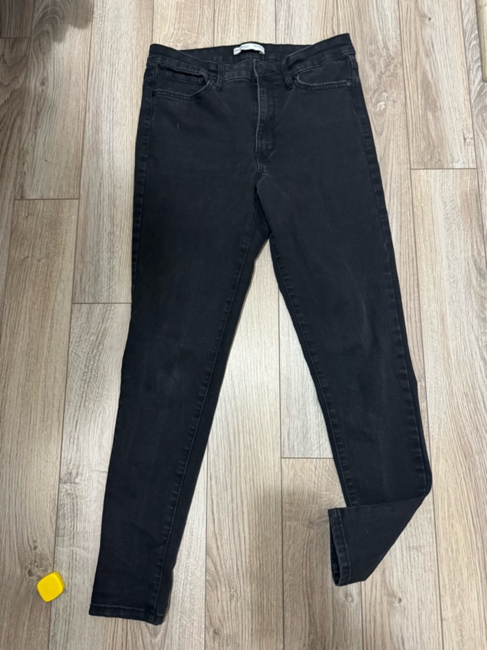 Nine West Super Skinny Faded Black Jeans Size 8